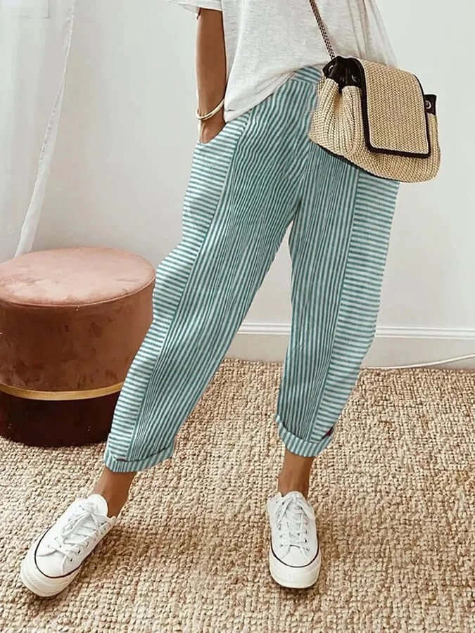 Classic Comfortable Stripe Pants