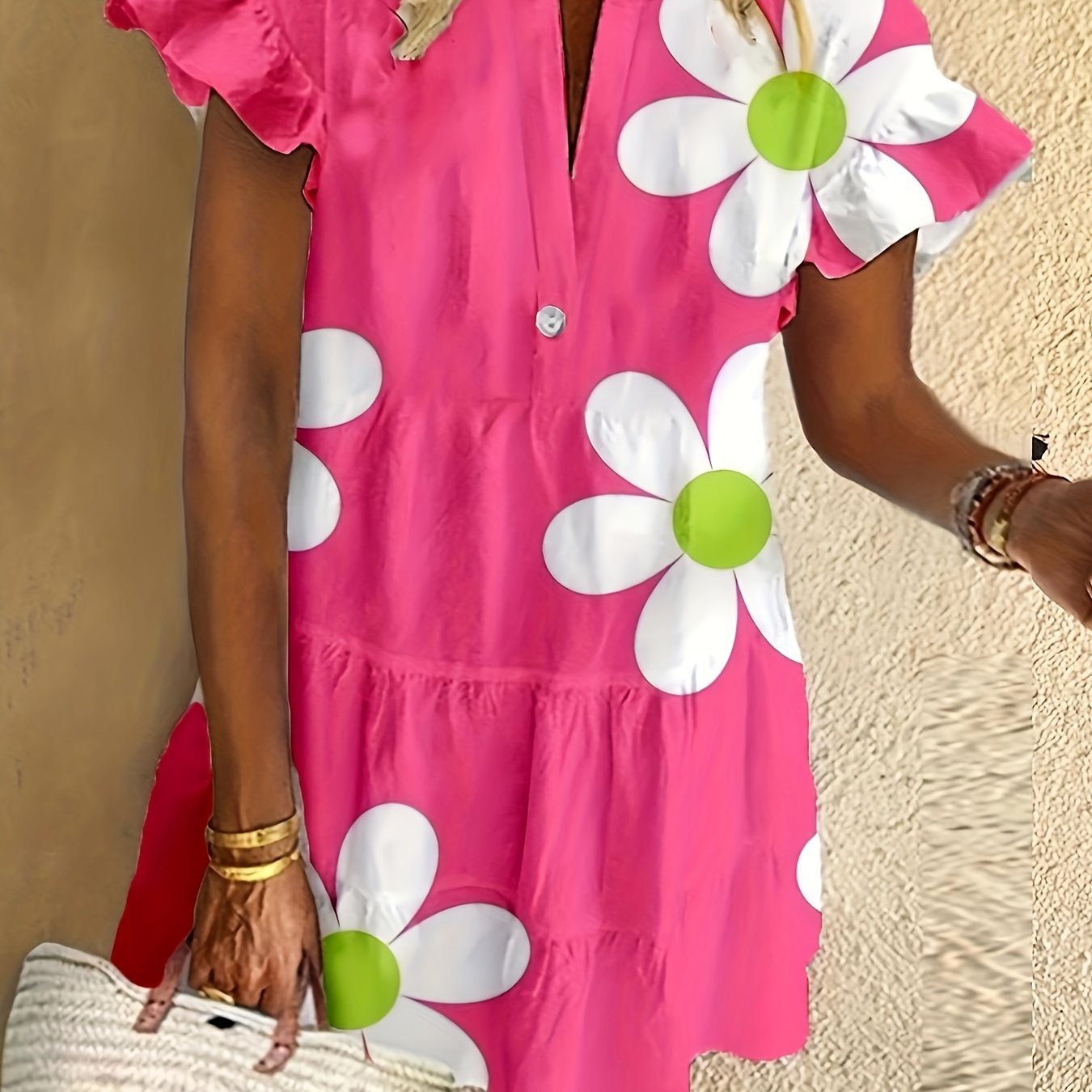 Floral Chic Fit Women's Dress - Luxivelle