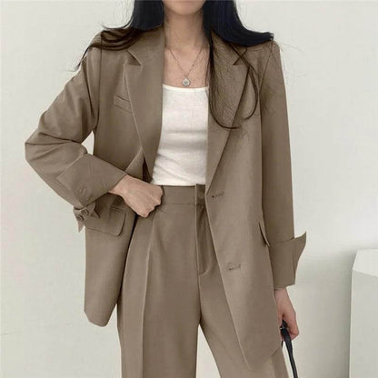 Classic Fit Jacket and Trousers Suit Set