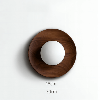 Simple Wooden LED Wall Light
