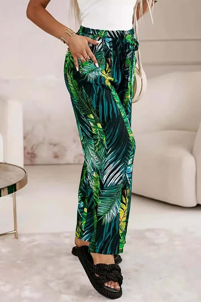 Vibrant Floral Loose Fit Pants