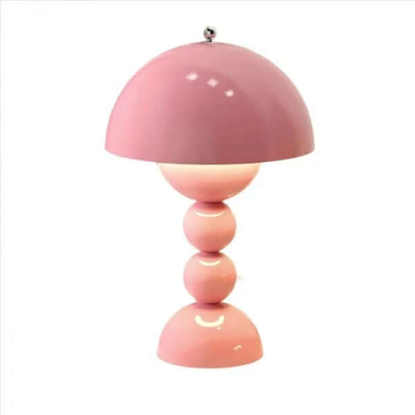 Compact Glass Flower Desk Light Lamp