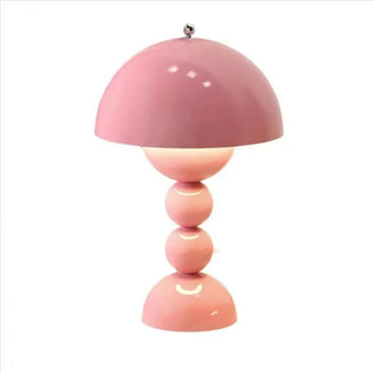 Compact Glass Flower Desk Light Lamp