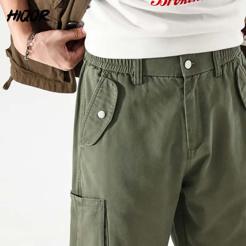 Comfortable Men's Casual Cargo Pants with Extra Pockets