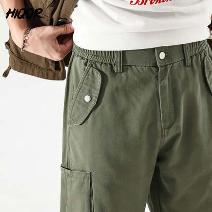 Comfortable Men's Casual Cargo Pants with Extra Pockets