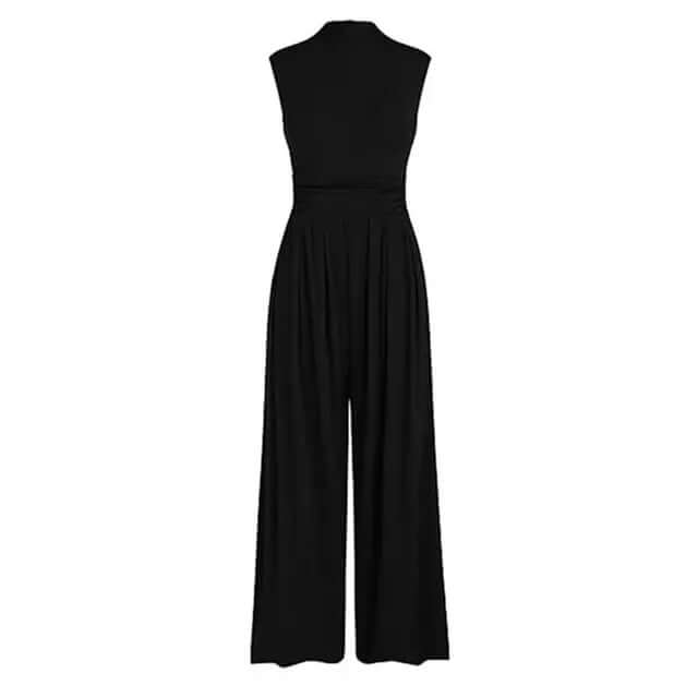 Ladies' Chic Flowy Wide Leg Jumpsuit