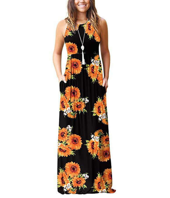 Pretty Summer Midi Dress - Lightweight & Chic