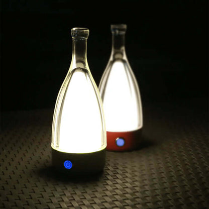 Battery Powered Wine Bottle Table Lamp