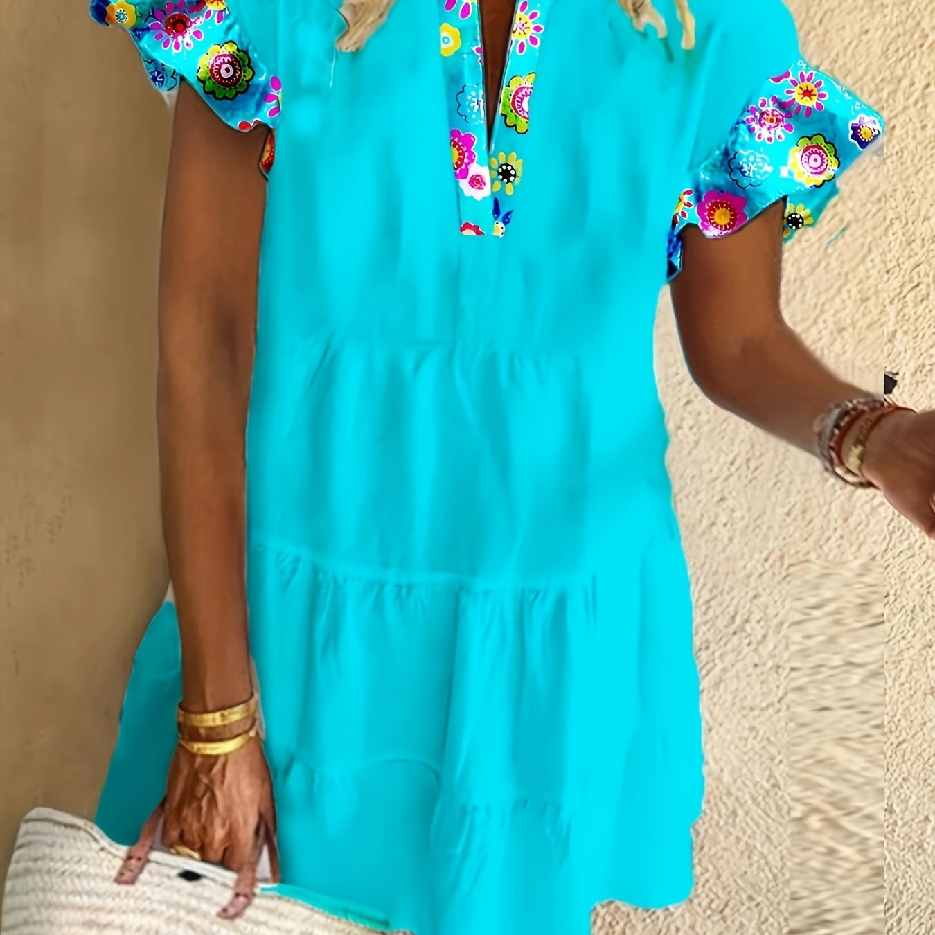 Casual Flowy Summer Maxi Dress - Luxivelle