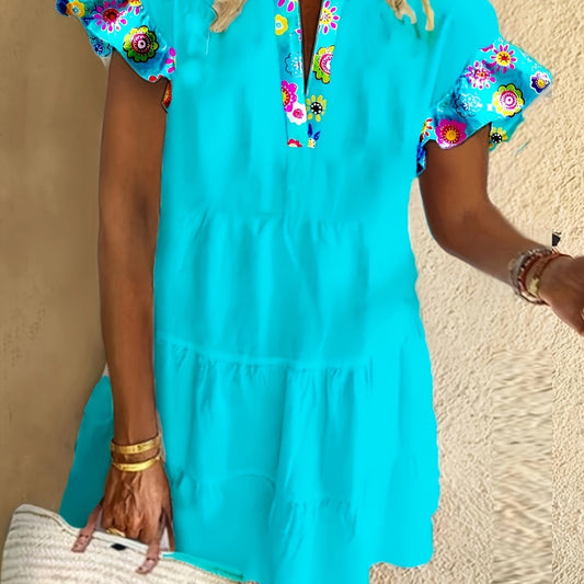 Casual Flowy Summer Maxi Dress - Luxivelle
