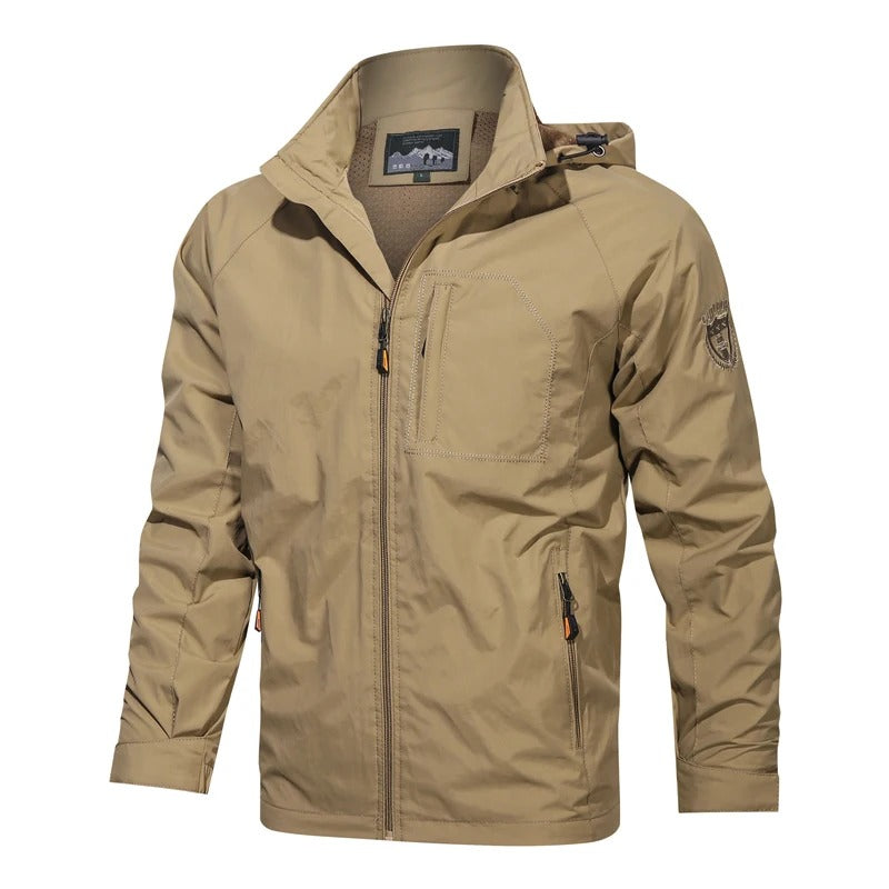 Waterproof Men's Lightweight Windbreaker Coat