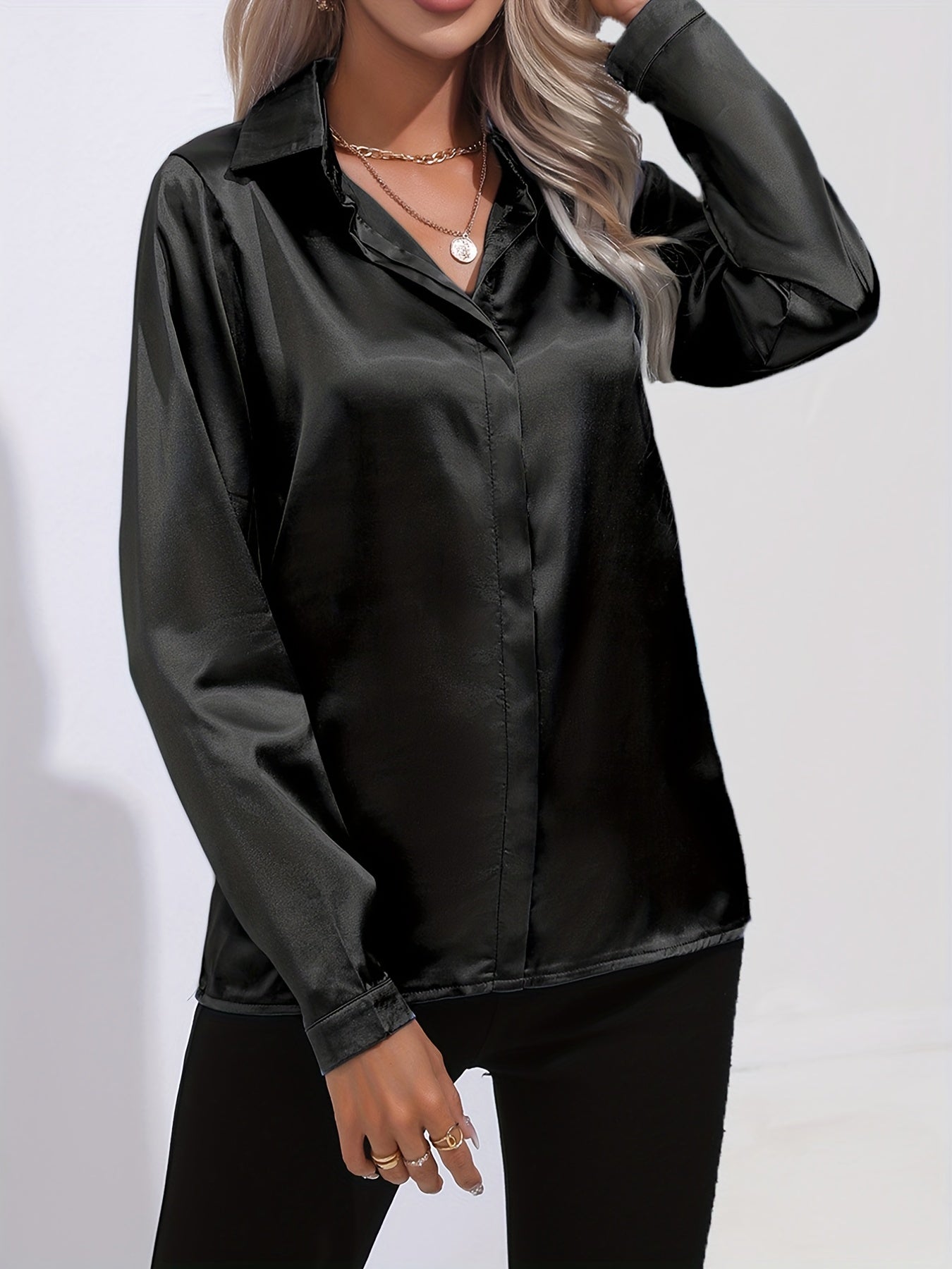 Ladies Classic Point Collar Shirt