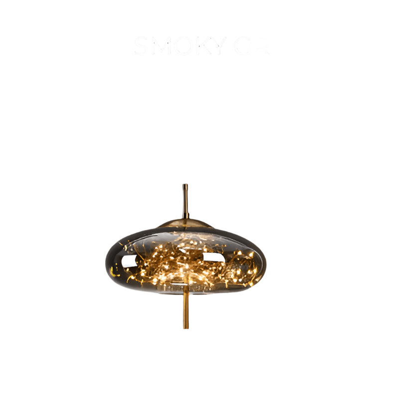 Warm Bronze Multi Light Pendant Lamp