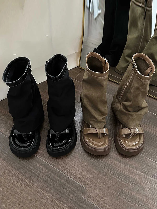 Ankle Strap Boots for Ladies