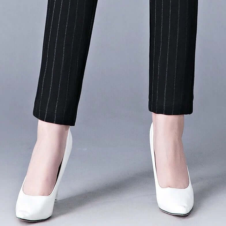 Comfortable High Waisted Straight Leg Women's Pants