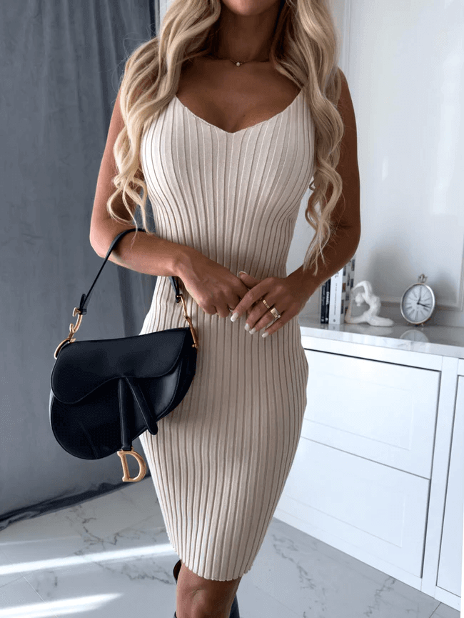 Ladies' Soft Sweater Dress Combo - Luxivelle