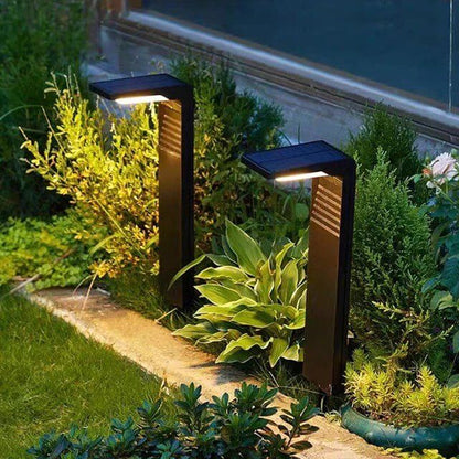 Bright Outdoor Solar Powered Lamp, 4W Warm White - Luxivelle