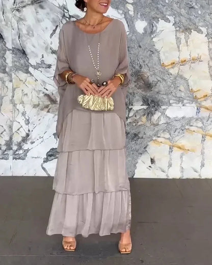 Long Sleeve Flowy Maxi Dress