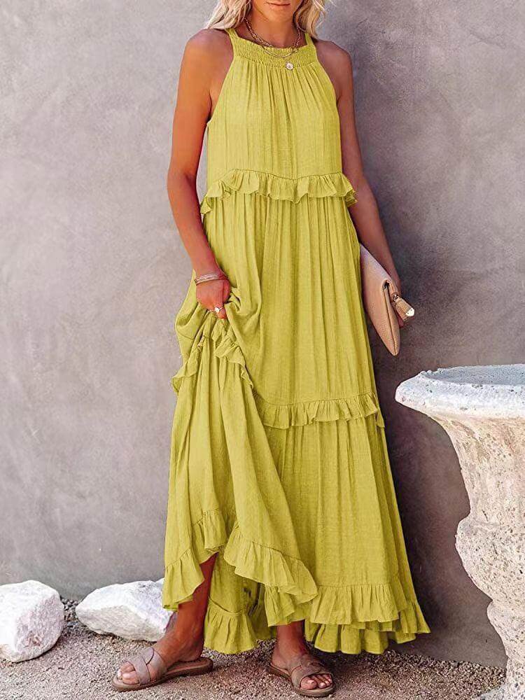 Crew Neck Summer Dress