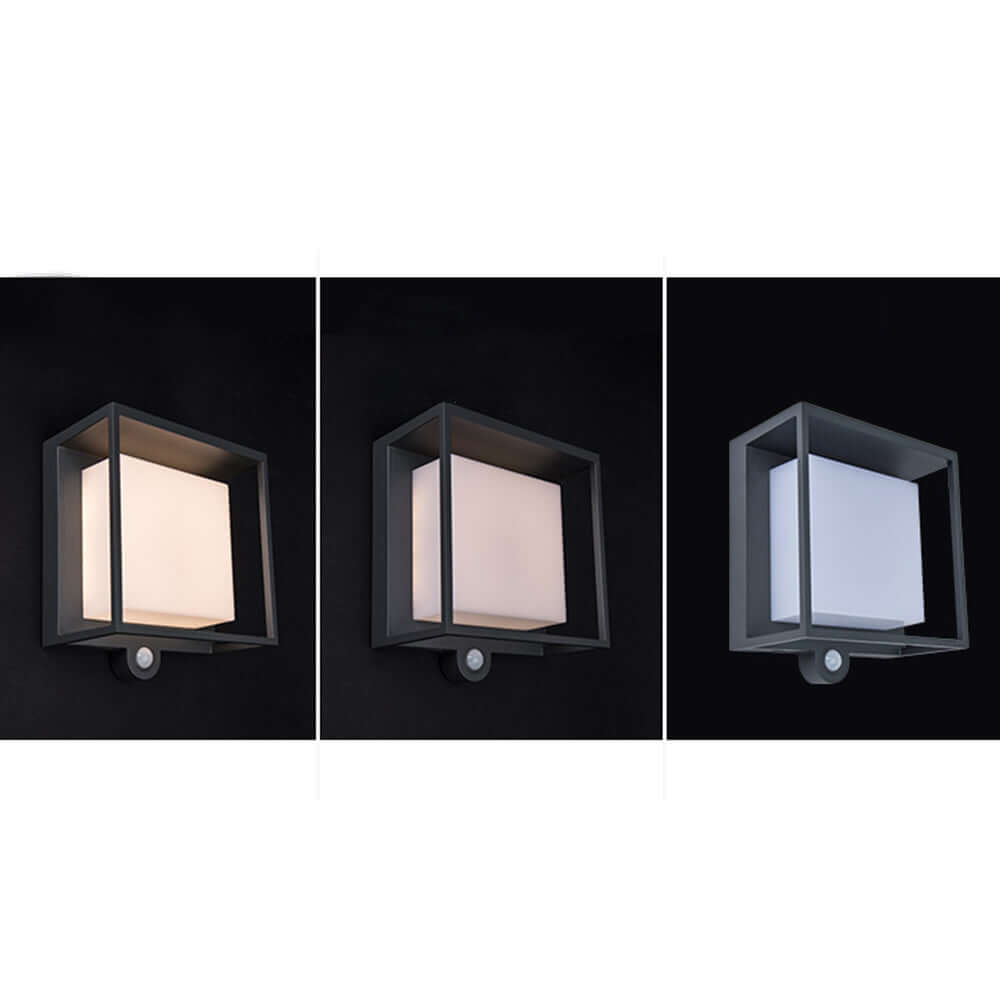 Weatherproof Outdoor Wall Light with Motion Sensor