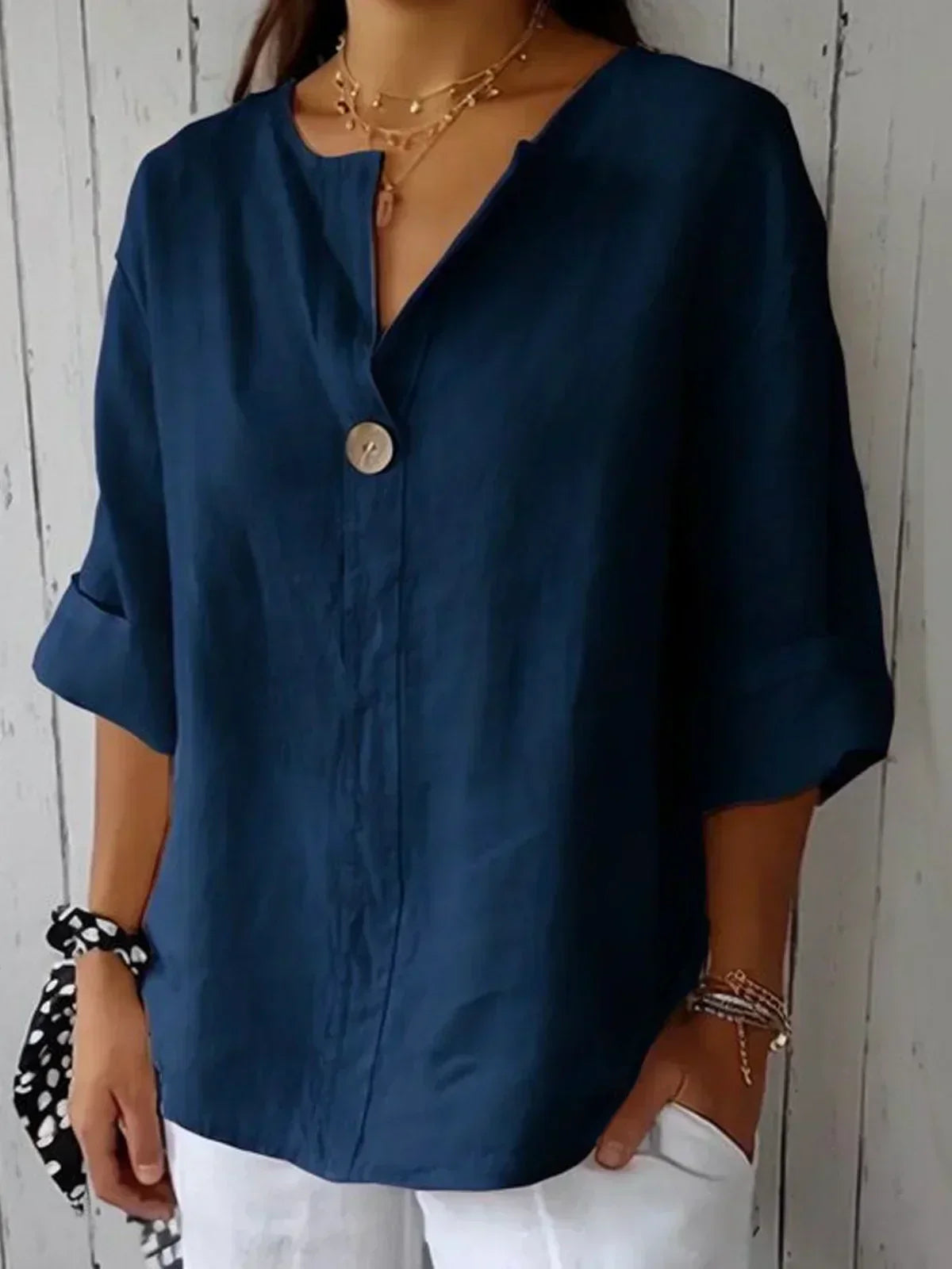 Ruby | Stylish V-neck blouse