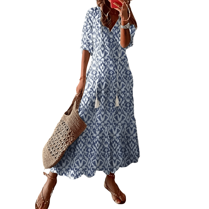 Elegant Long Sleeve Sundress