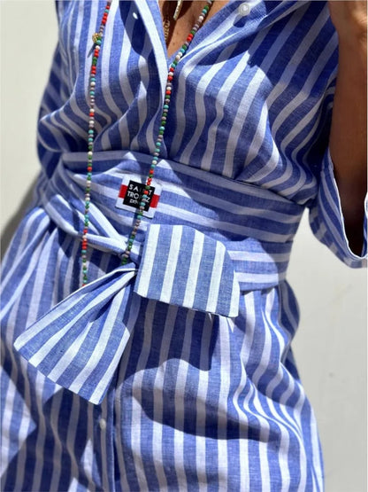 Chic Summer Stripe Sundress