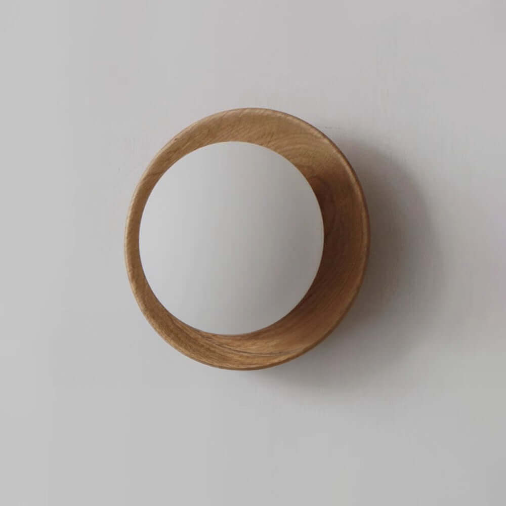 Simple Wooden LED Wall Light