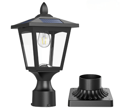 Rustic Black Garden Lantern Outdoor Light