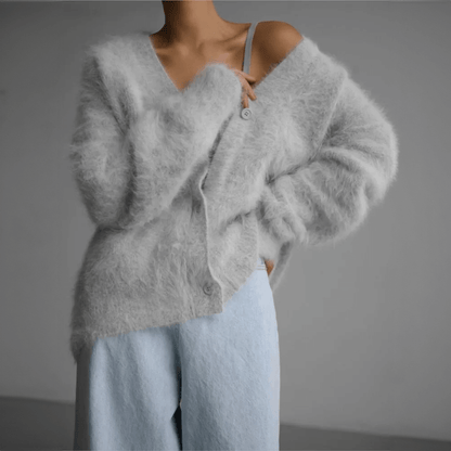 Soft Women's Knitted Sweater Cardigan
