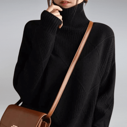 Soft Crew Neck Oversized Cashmere Sweater