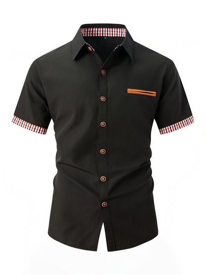 Casual Mens Short Sleeve Tee