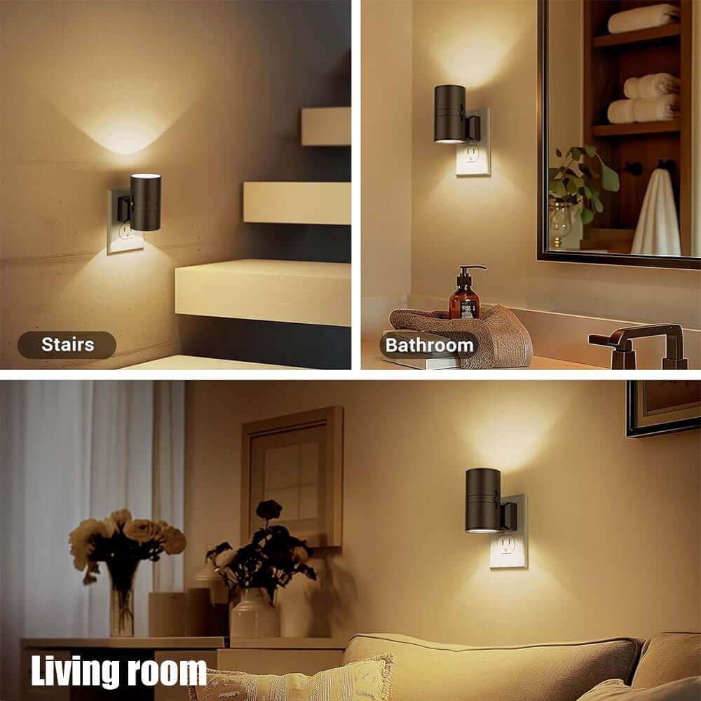 Smart LED Bedside Lamp with Auto Switch