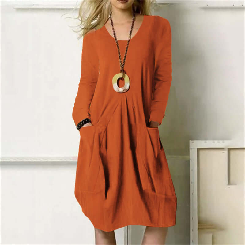 Orange Red Long Sleeve