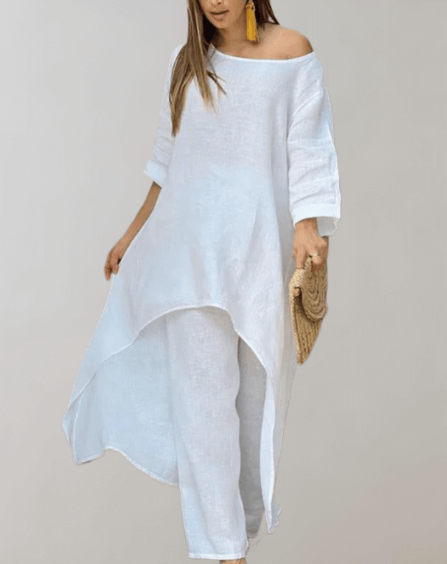 Classic Wool Suit Jacket and Skirt Set