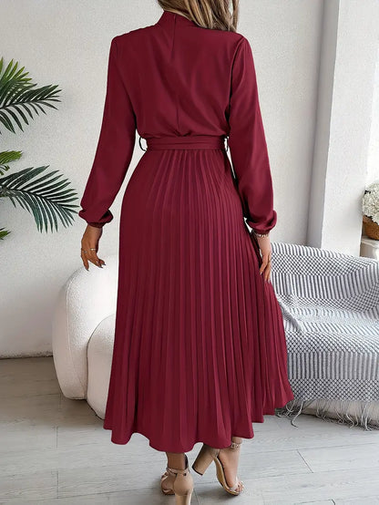Flared Waist MIDI Dress for Ladies