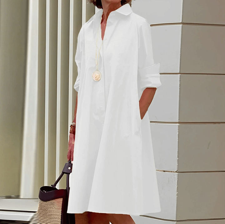 Comfortable Fit Polo Shirt Dress