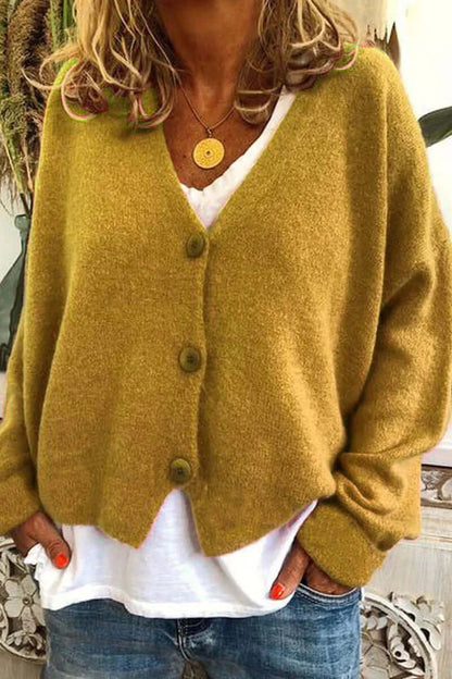 Colorful Patchwork Open Front Women's Cardigan