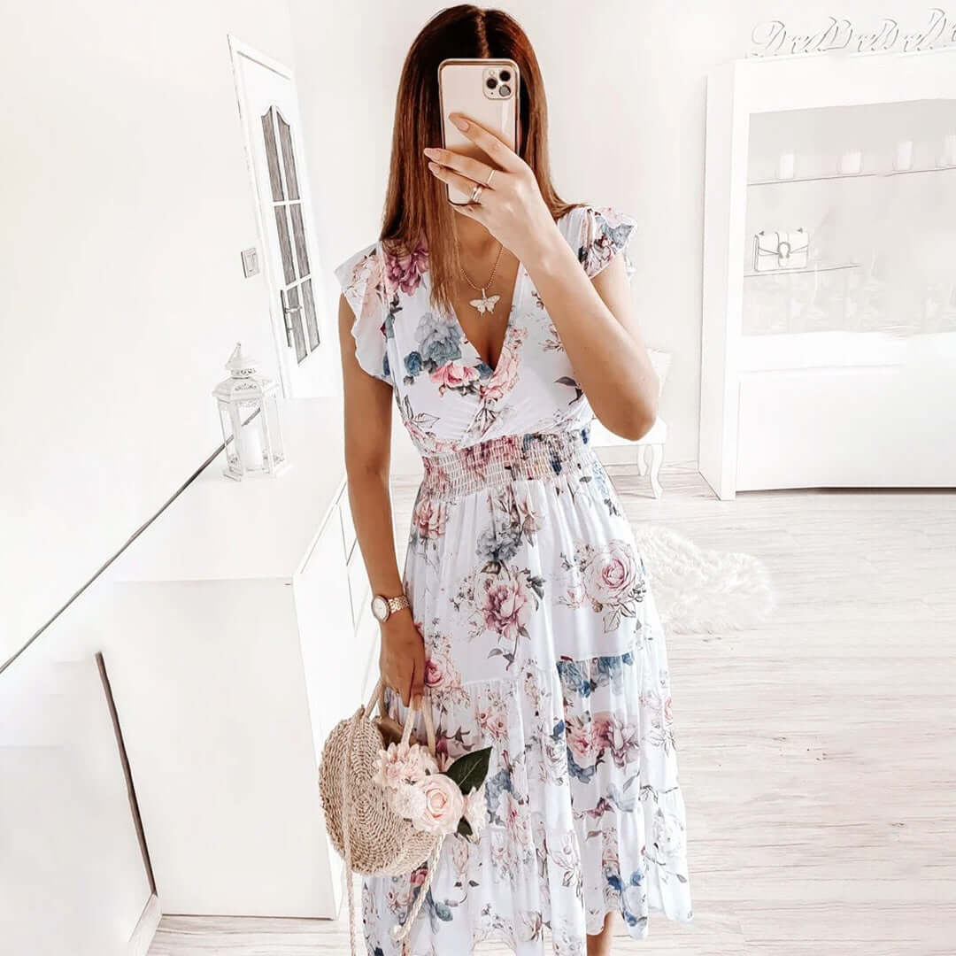 Chic Party Midi Dress