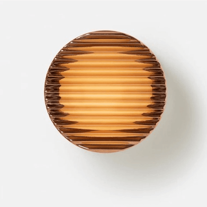 Contemporary Circular LED Outdoor Wall Lamp
