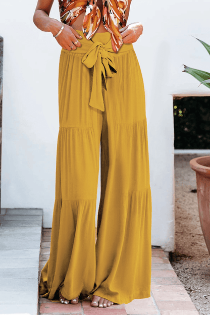Comfortable Women's Relaxed Fit Wide Leg Trousers