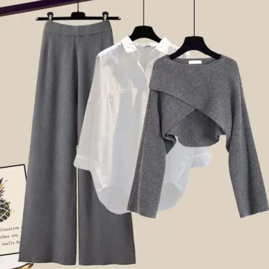 Classic 3 Piece Ladies Casual Outfit