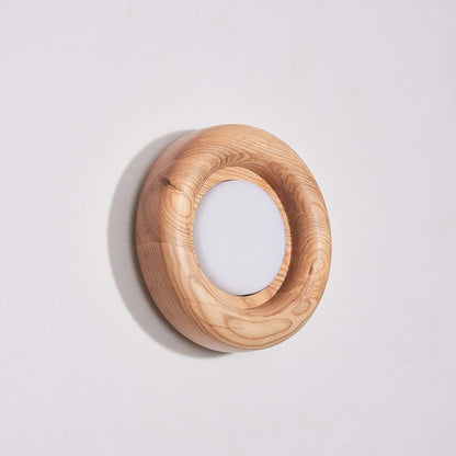Contemporary Wooden Led Wall Lamp