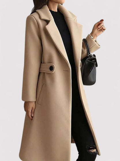 Warm Fleece Parka with Adjustable Waist Belt