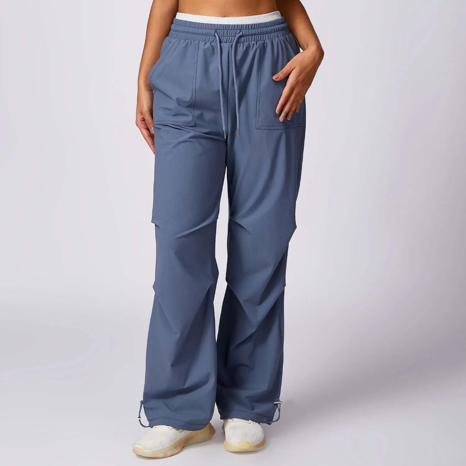 Comfortable Women's Loose Fit Elastic Waist Trousers - Luxivelle