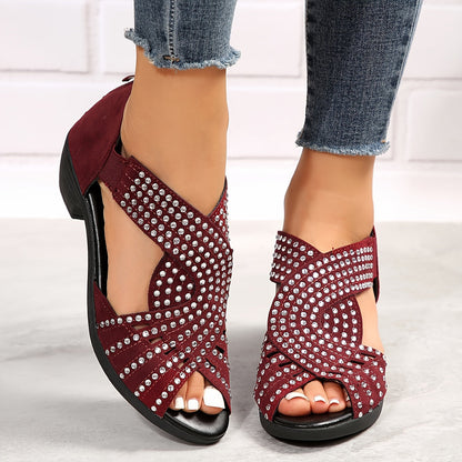 Glittery Cushion Flip Flop Sandals