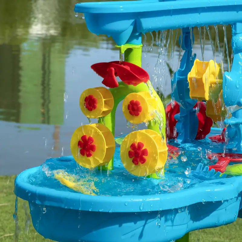 Fun 3-Tier Kids Water Play Table Set