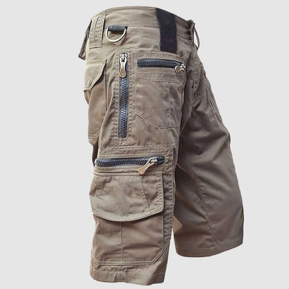 Relaxed Fit Shorts with Pockets for Men