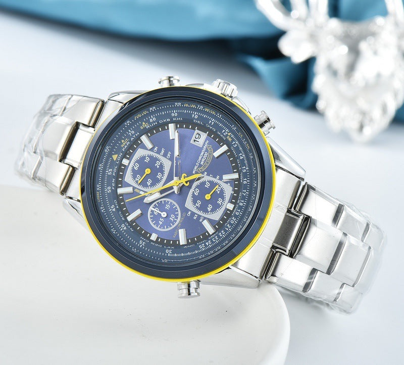 Accurate Pilot Watch with Global Time and Radio Sync