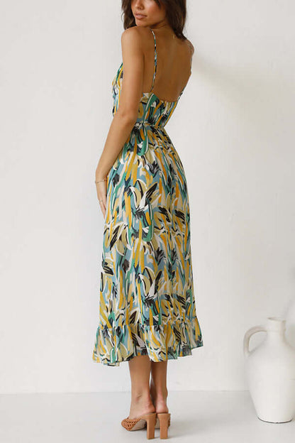 Ladies' Pretty Flower Tea Dress